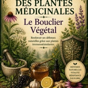 Couverture de l'ebook Le Bouclier Végétal – Grimoire des Plantes Médicinales