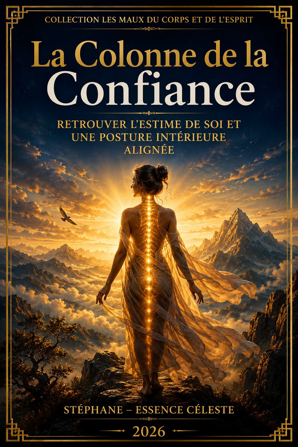 Couverture de l'ebook La Colonne de la Confiance - collection Les Maux du Corps et de l'Esprit, Lumière Divine