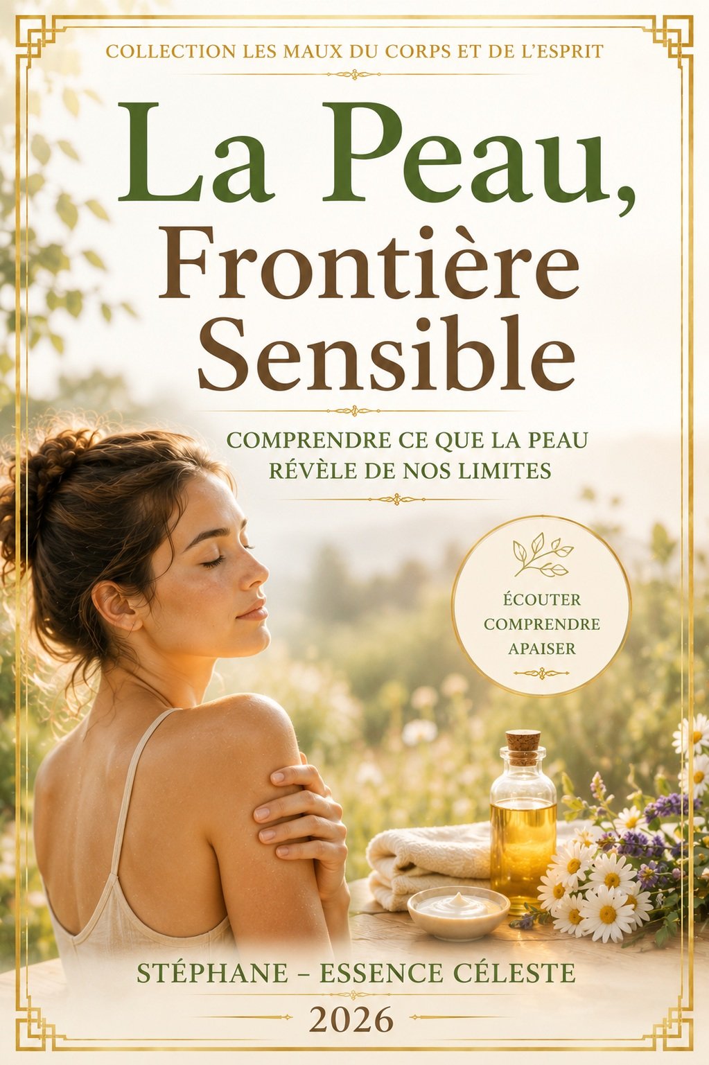 Couverture de l'ebook La Peau, Frontière Sensible - collection Les Maux du Corps et de l'Esprit, Lumière Divine