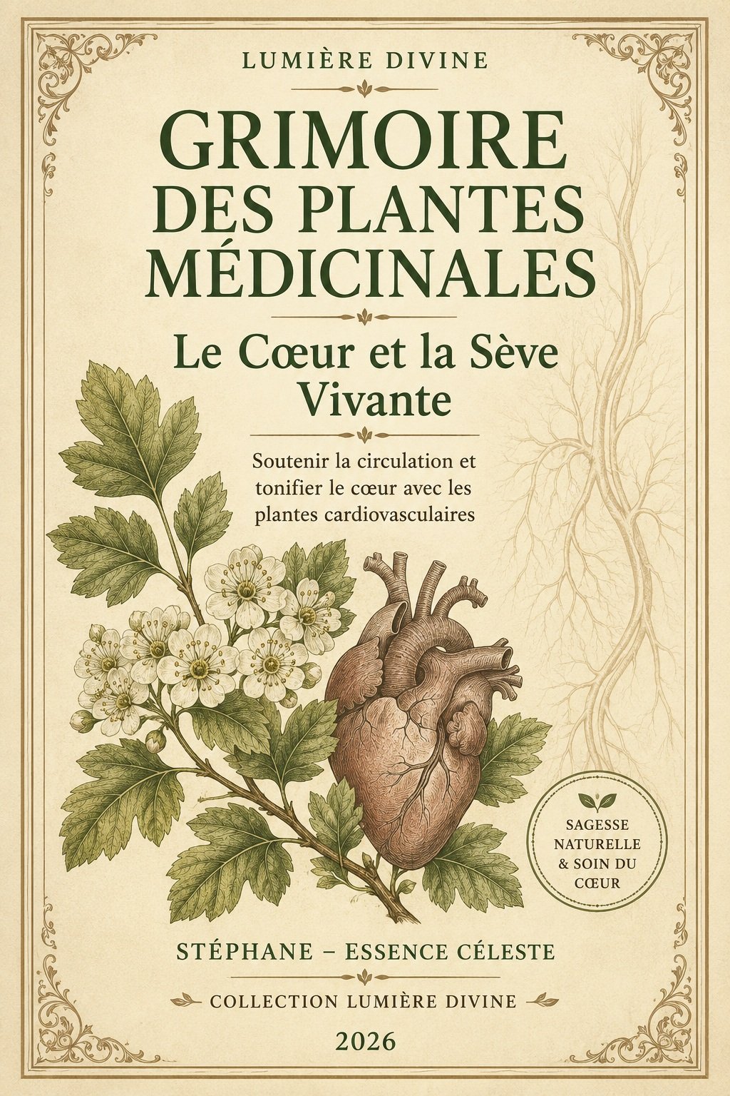 Couverture de l'ebook Le Cœur et la Sève Vivante – Grimoire des Plantes Médicinales