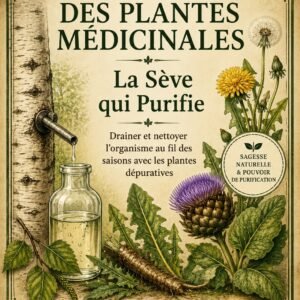 Couverture de l'ebook La Sève qui Purifie – Grimoire des Plantes Médicinales