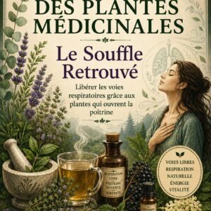 Couverture de l'ebook Le Souffle Retrouvé – Grimoire des Plantes Médicinales