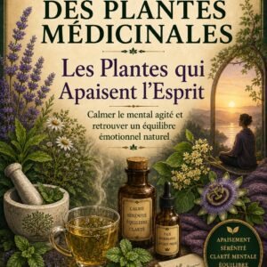 Couverture de l'ebook Les Plantes qui Apaisent l'Esprit – Grimoire des Plantes Médicinales
